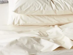 Coyuchi 300 TC Organic Percale Fitted Sheet twin xl< Fitted Sheets|Fitted Sheets