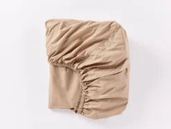 Coyuchi 300 TC Organic Percale Fitted Sheet twin xl< Fitted Sheets|Fitted Sheets