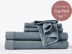 Coyuchi Adriatic Organic Towels - Set of 6< Bath Towels