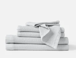 Coyuchi Adriatic Organic Towels - Set of 6< Bath Towels