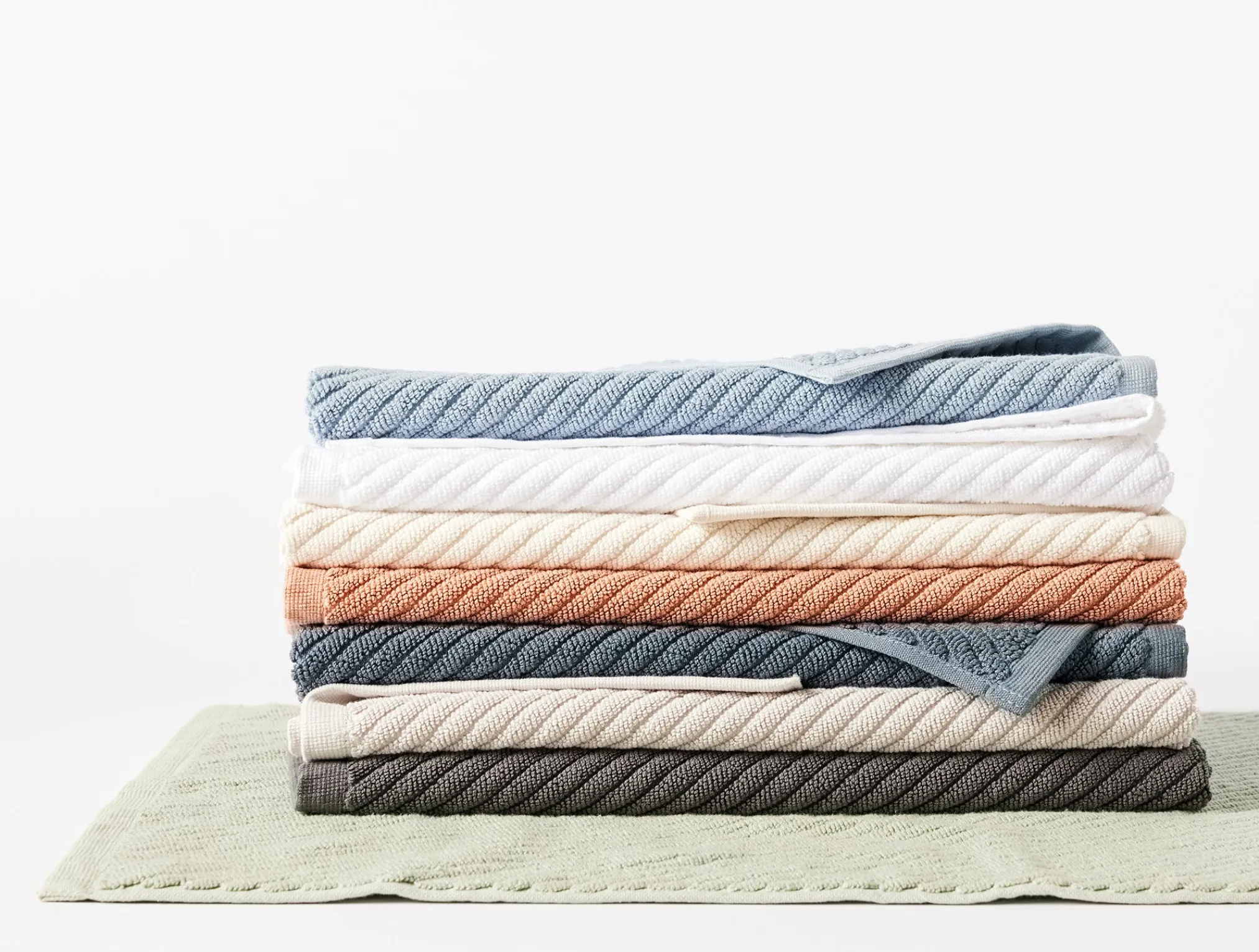 Coyuchi Air Weight® Organic Twill Bath Mat< Bath Rugs