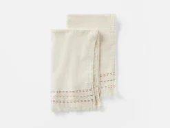Coyuchi Alder Organic Hand Towel, Set of 2< Kitchen