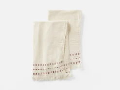 Coyuchi Alder Organic Hand Towel, Set of 2< Kitchen