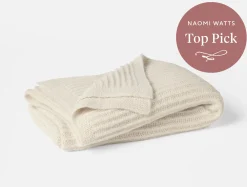 Coyuchi Andes Suri Alpaca Knit Throw< Throws