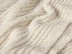 Coyuchi Andes Suri Alpaca Knit Throw< Throws