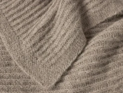 Coyuchi Andes Suri Alpaca Knit Throw< Throws