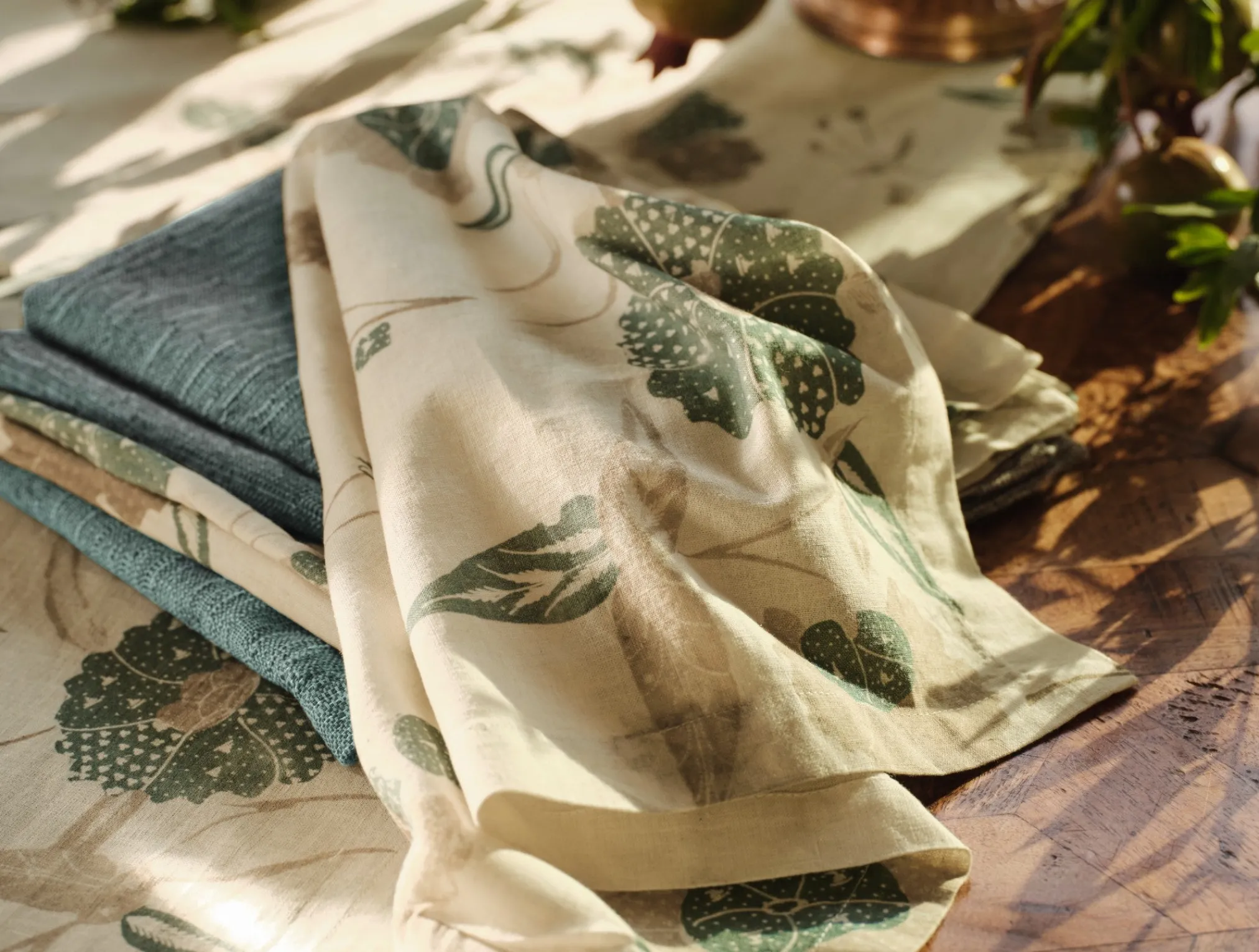 Coyuchi Aurora Print Napkins, Set of 4< Dining