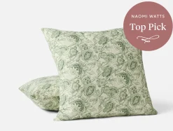 Coyuchi Balboa Organic Print Decorative Pillow Cover< Decorative Pillows
