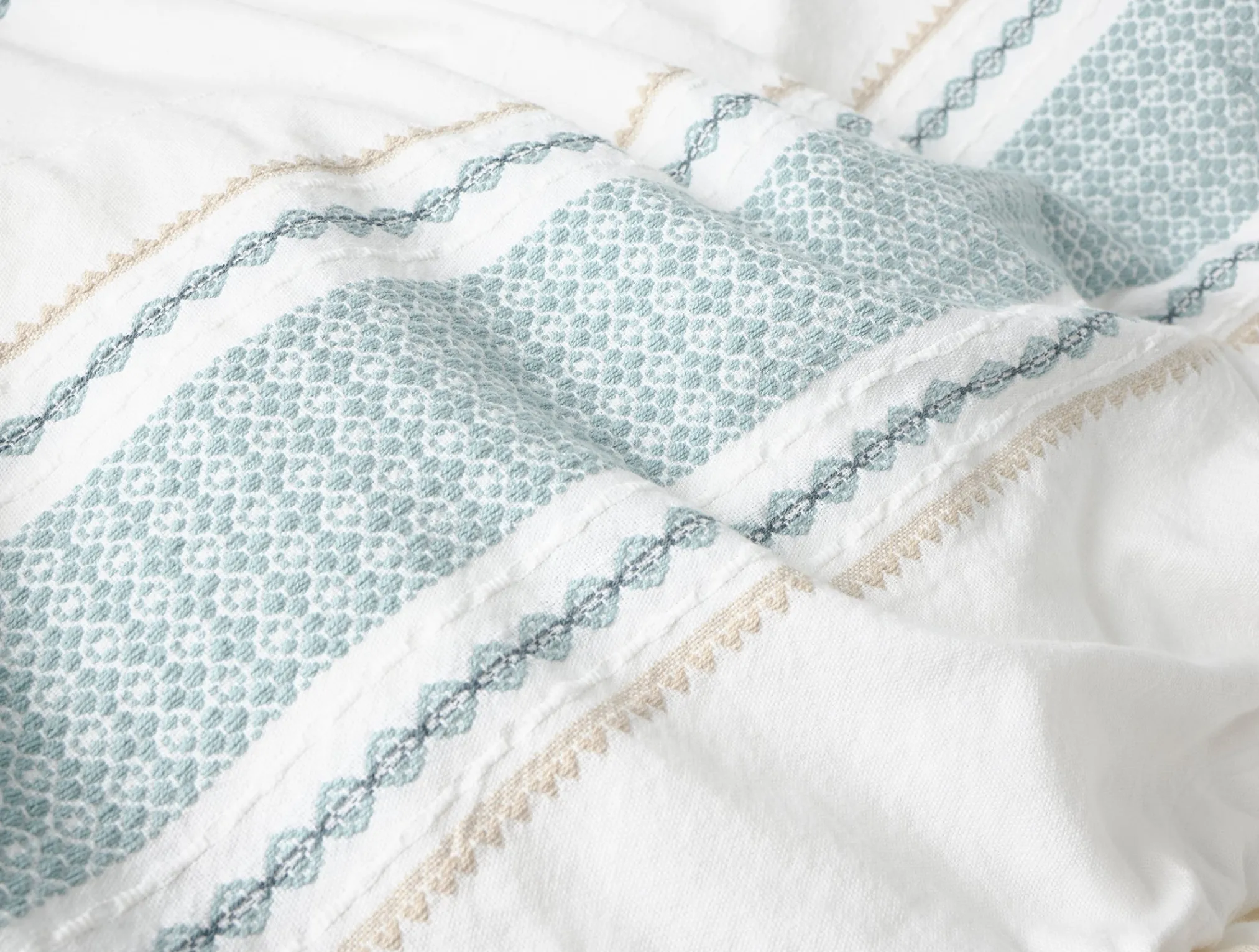 Coyuchi Cabrillo Organic Duvet Cover< Duvet Covers + Sets