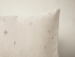 Coyuchi Cambria Embroidered Organic Linen Sham< Pillow Shams