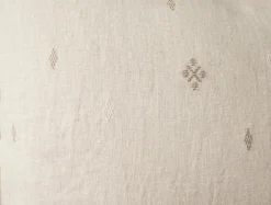 Coyuchi Cambria Embroidered Organic Linen Sham< Pillow Shams