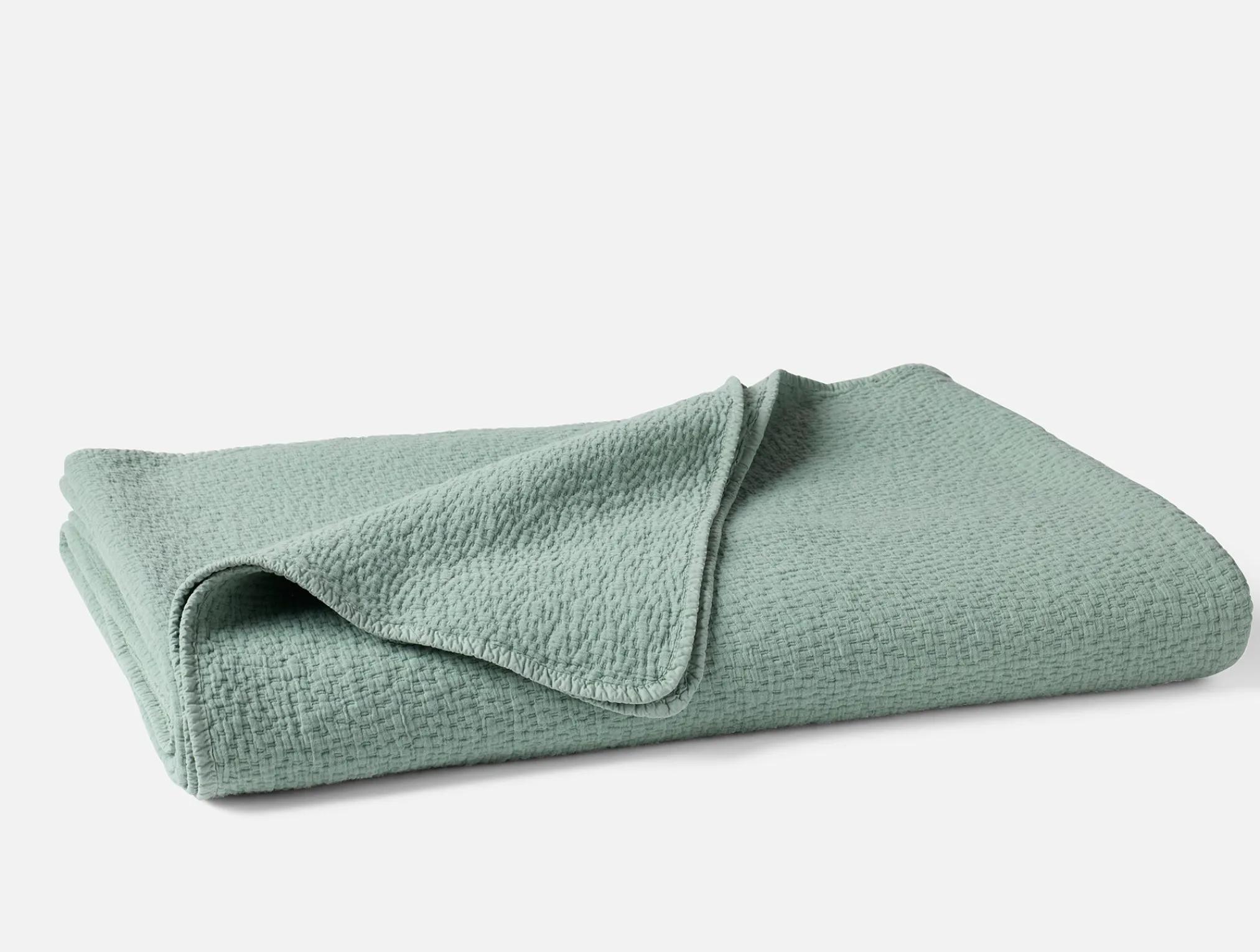 Coyuchi Cascade Organic Matelasse Blanket< Bed Blankets