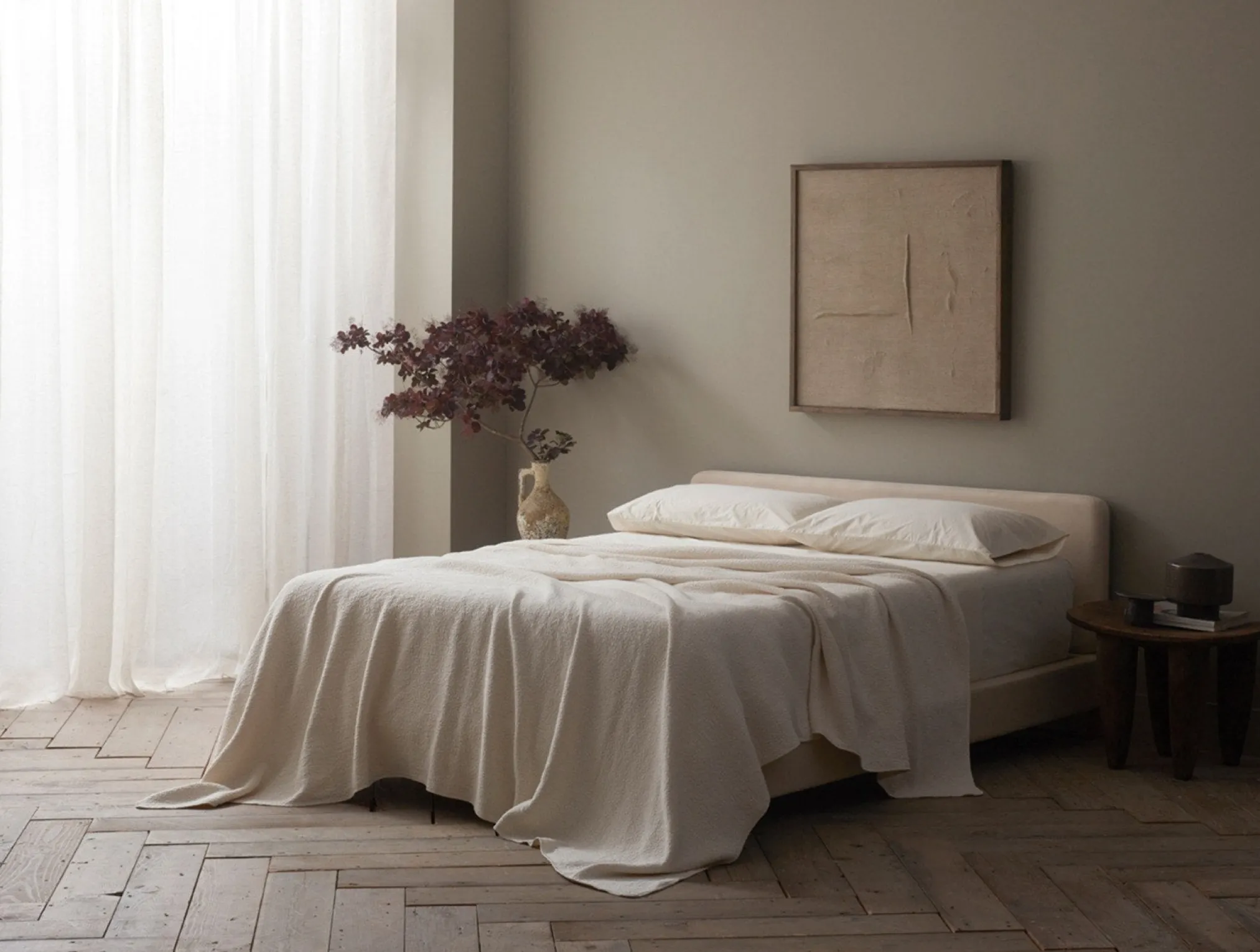 Coyuchi Cascade Organic Matelasse Blanket< Bed Blankets