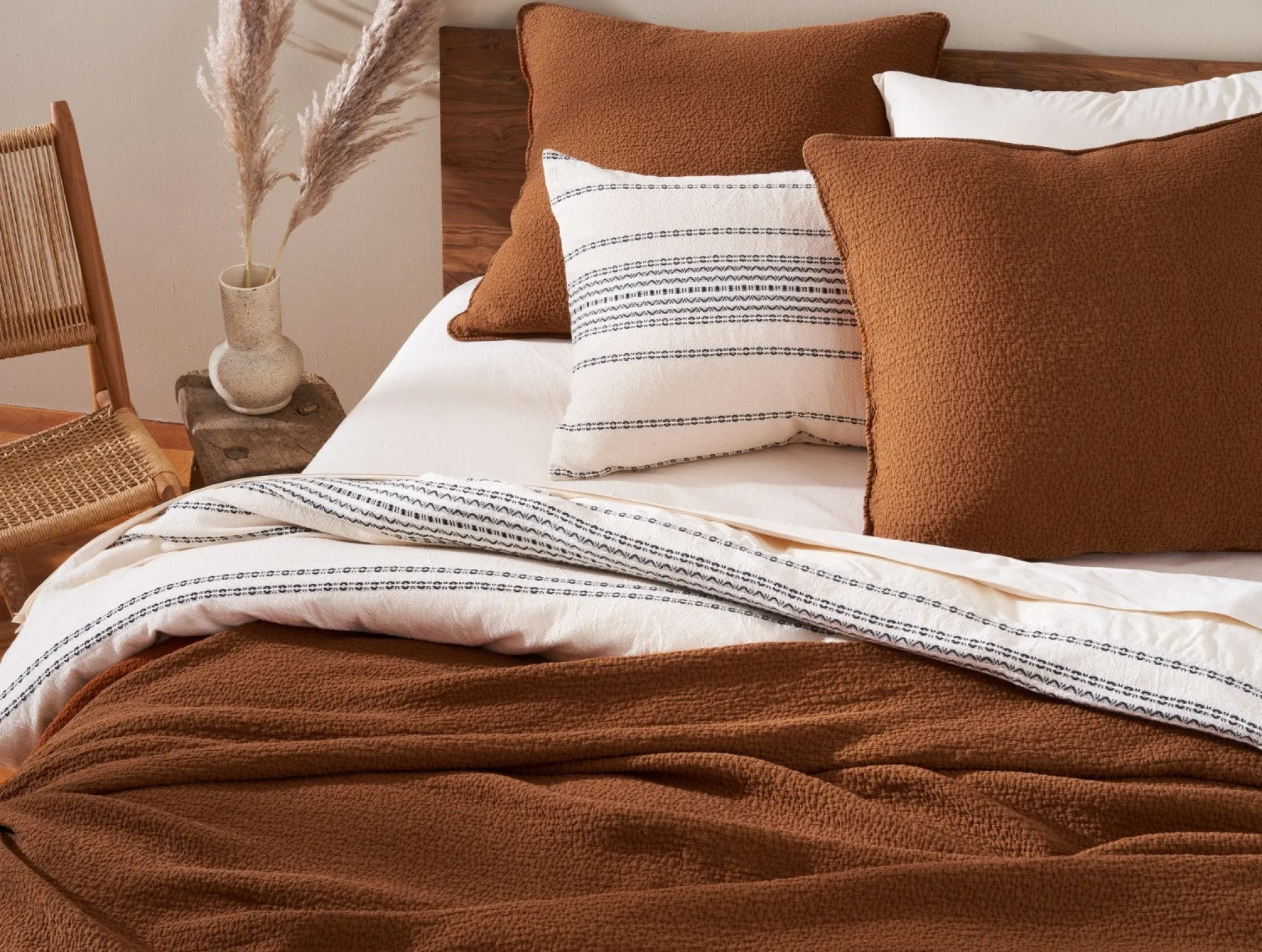 Coyuchi Cascade Organic Matelasse Sham< Pillow Shams