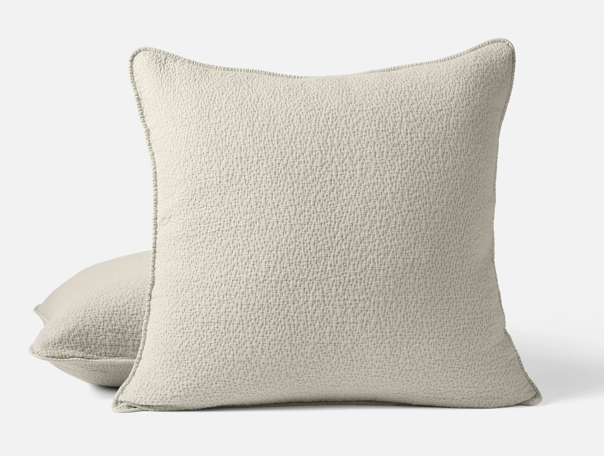 Coyuchi Cascade Organic Matelasse Sham< Pillow Shams