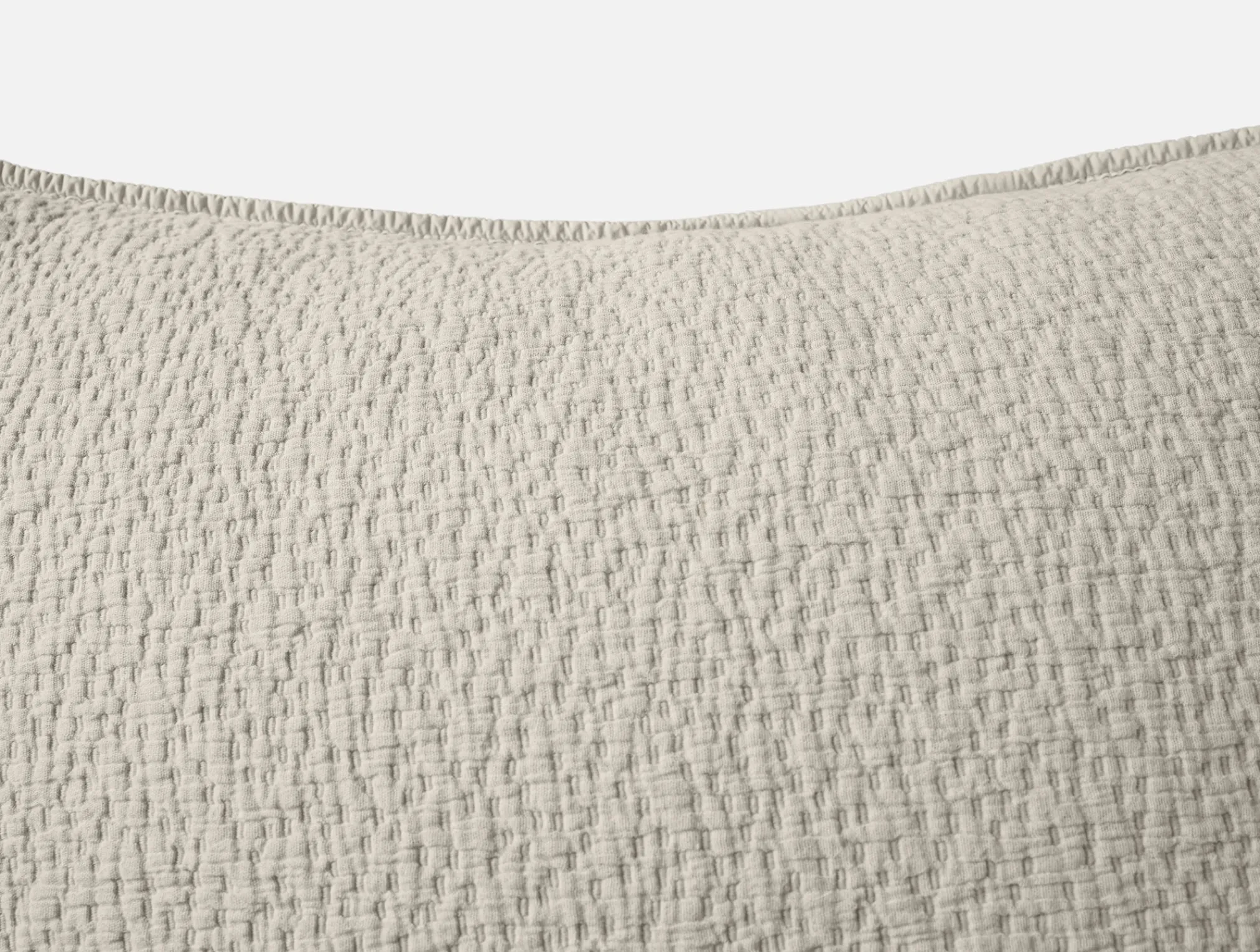 Coyuchi Cascade Organic Matelasse Sham< Pillow Shams