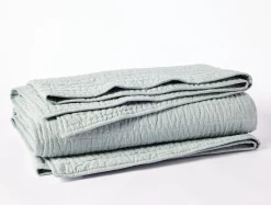 Coyuchi Channel Handstitched Organic Quilt< Quilts + Comforters