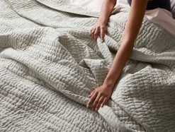 Coyuchi Channel Handstitched Organic Sham< Pillow Shams