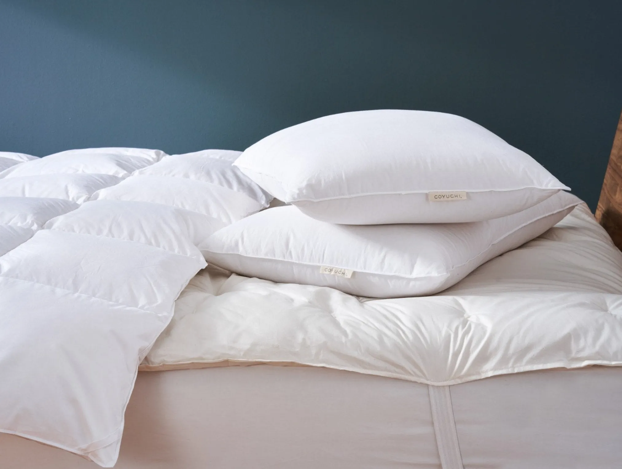 Coyuchi Climate Beneficial™ Wool Mattress Topper< Mattress Pads + Toppers|Mattress Pads + Toppers