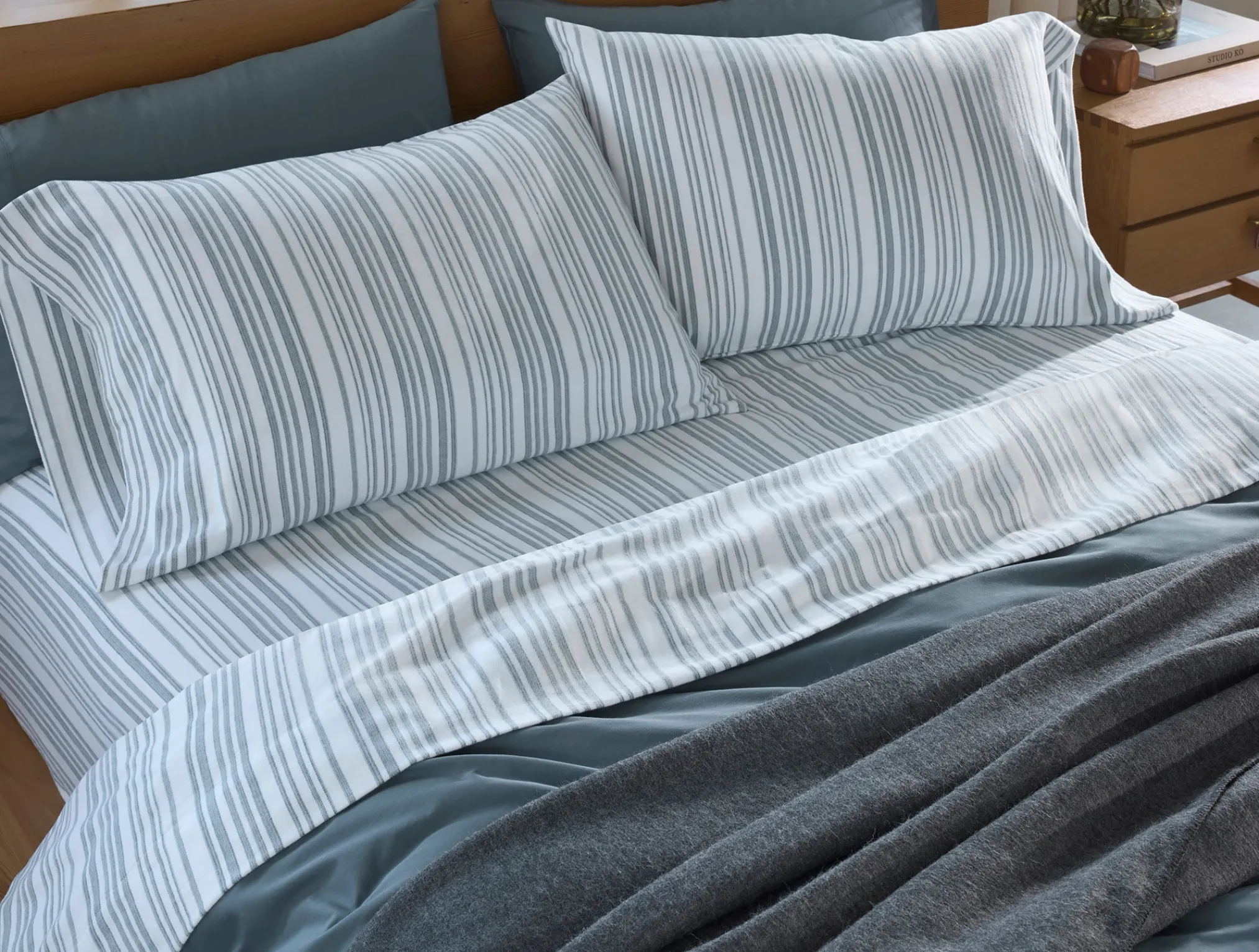 Coyuchi Cloud Brushed™ Organic Flannel Sheet Set< Flannel|Sheet Sets