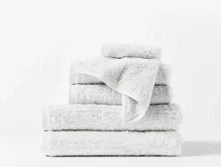 Coyuchi Cloud Loom™ Organic Complete Bath Bundle< Bath Towels