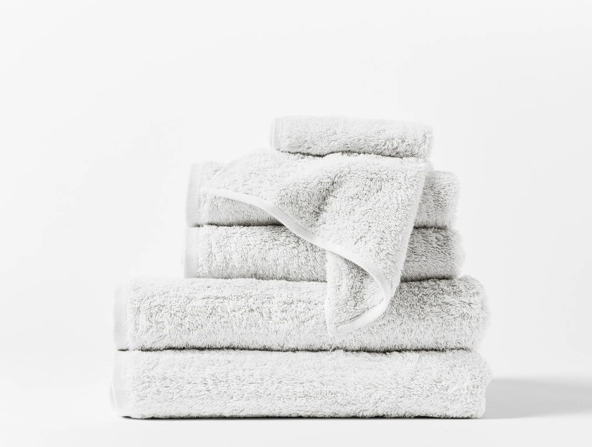Coyuchi Cloud Loom™ Organic Complete Bath Bundle< Bath Towels