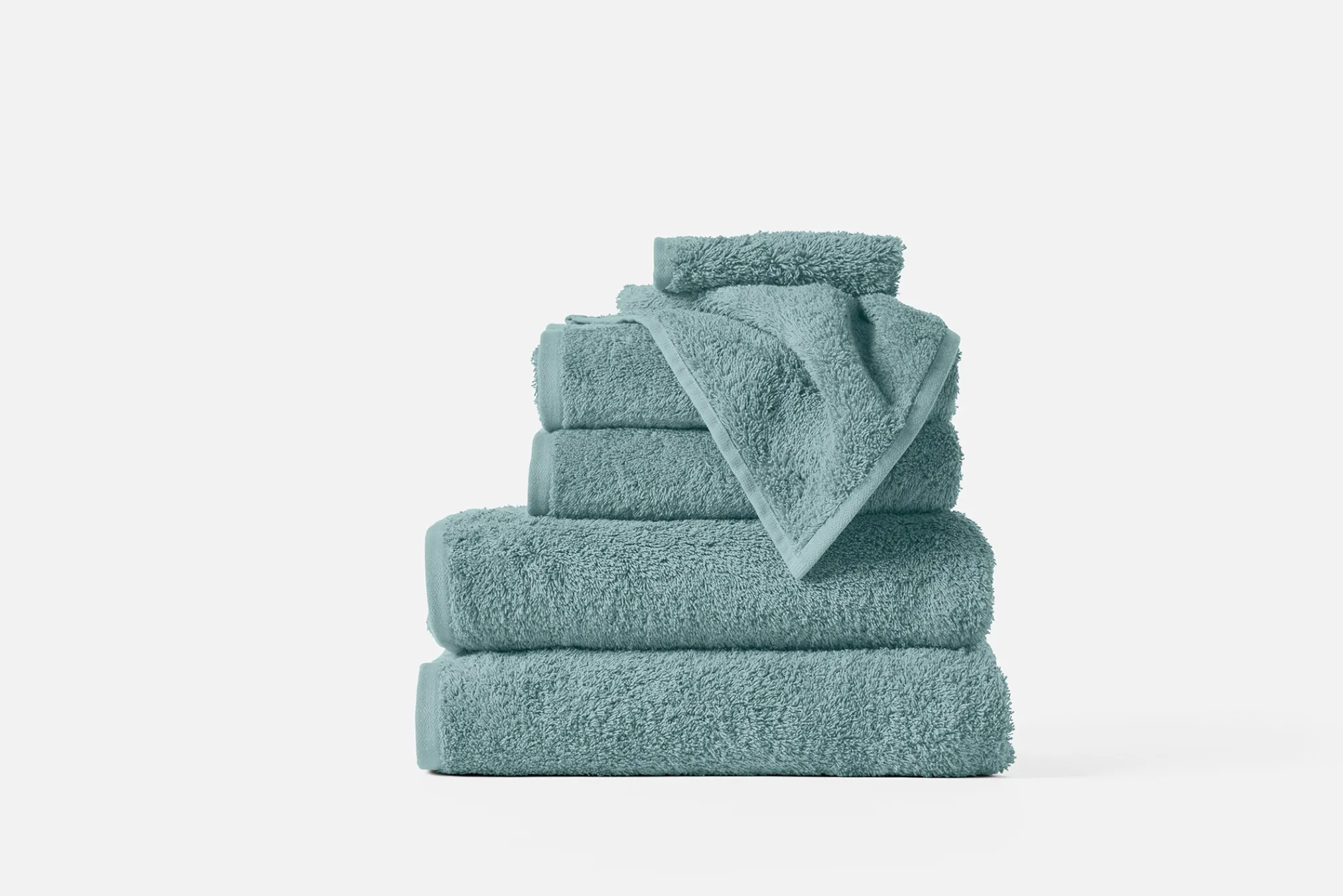 Coyuchi Cloud Loom™ Organic Complete Bath Bundle< Bath Towels