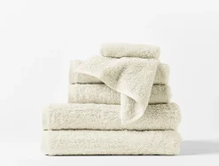 Coyuchi Cloud Loom™ Organic Complete Bath Bundle< Bath Towels