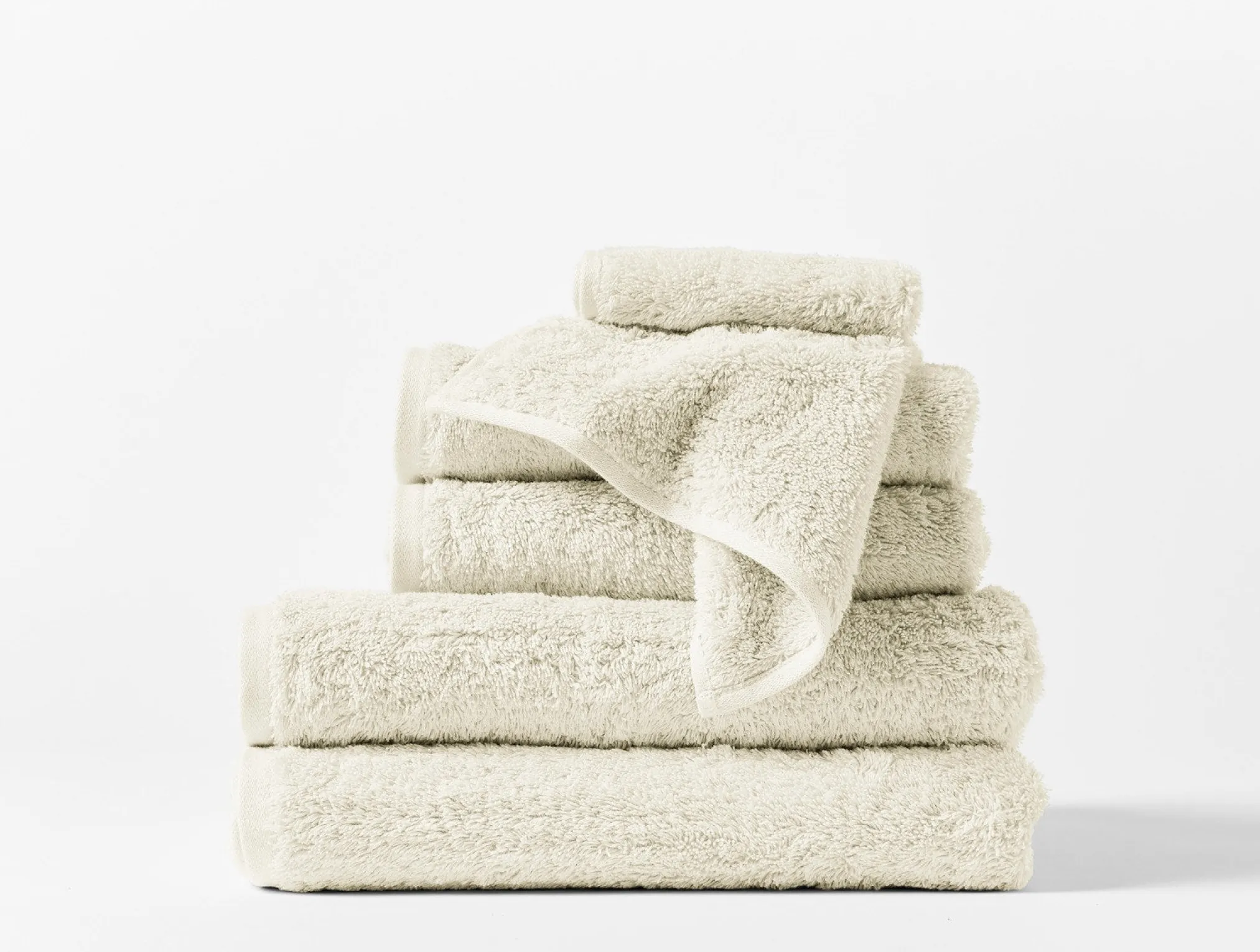 Coyuchi Cloud Loom™ Organic Complete Bath Bundle< Bath Towels