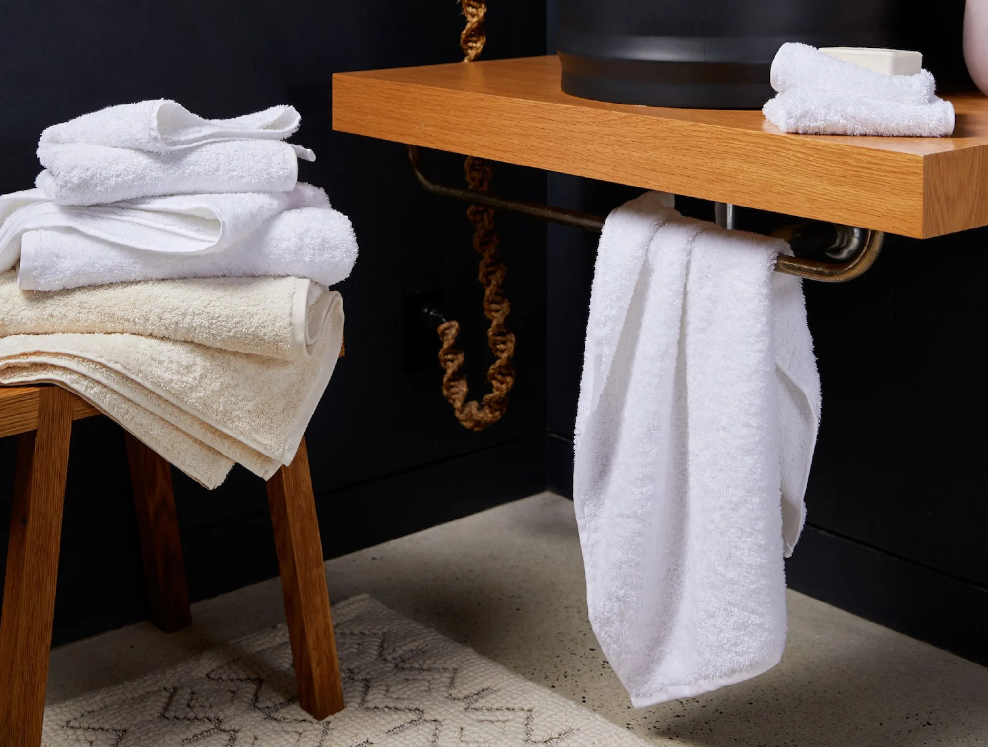 Coyuchi Cloud Loom™ Organic Complete Bath Bundle< Bath Towels