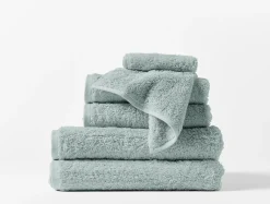 Coyuchi Cloud Loom™ Organic Complete Bath Bundle< Bath Towels