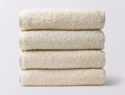 Coyuchi Cloud Loom™ Organic Towels - Set of 4< Bath Towels