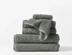 Coyuchi Cloud Loom™ Organic Towels - Set of 6< Bath Towels