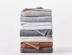 Coyuchi Cloud Loom™ Organic Towels< Bath Towels