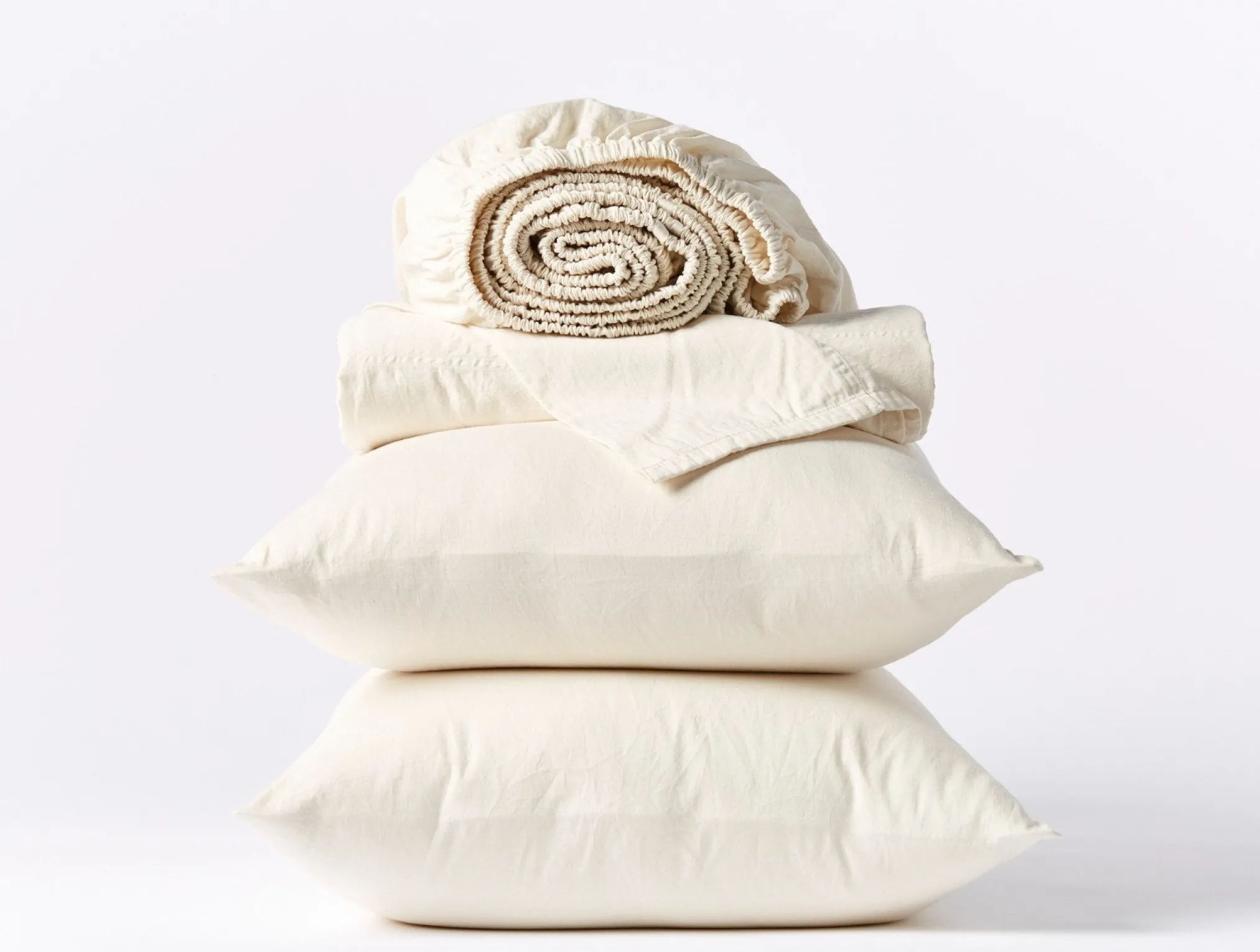 Coyuchi Cloud Soft Organic Sateen Deluxe Bed Bundle< Sateen