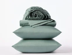 Coyuchi Cloud Soft Organic Sateen Deluxe Bed Bundle< Sateen