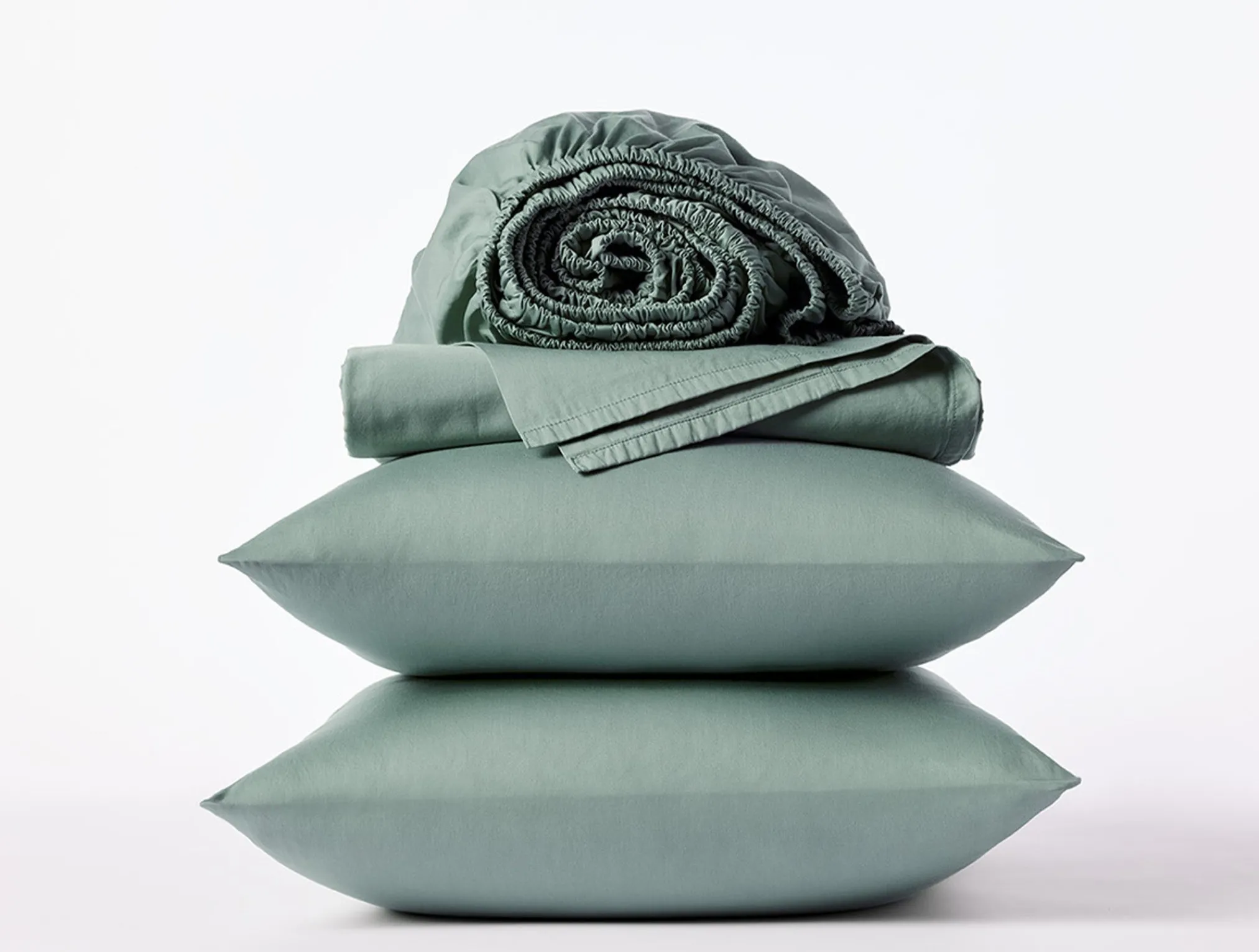 Coyuchi Cloud Soft Organic Sateen Deluxe Bed Bundle< Sateen