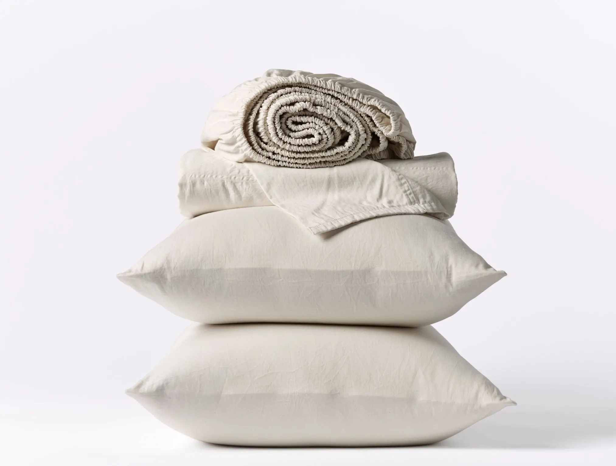 Coyuchi Cloud Soft Organic Sateen Deluxe Bed Bundle< Sateen