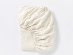 Coyuchi Cloud Soft Organic Sateen Fitted Sheet< Fitted Sheets|Fitted Sheets