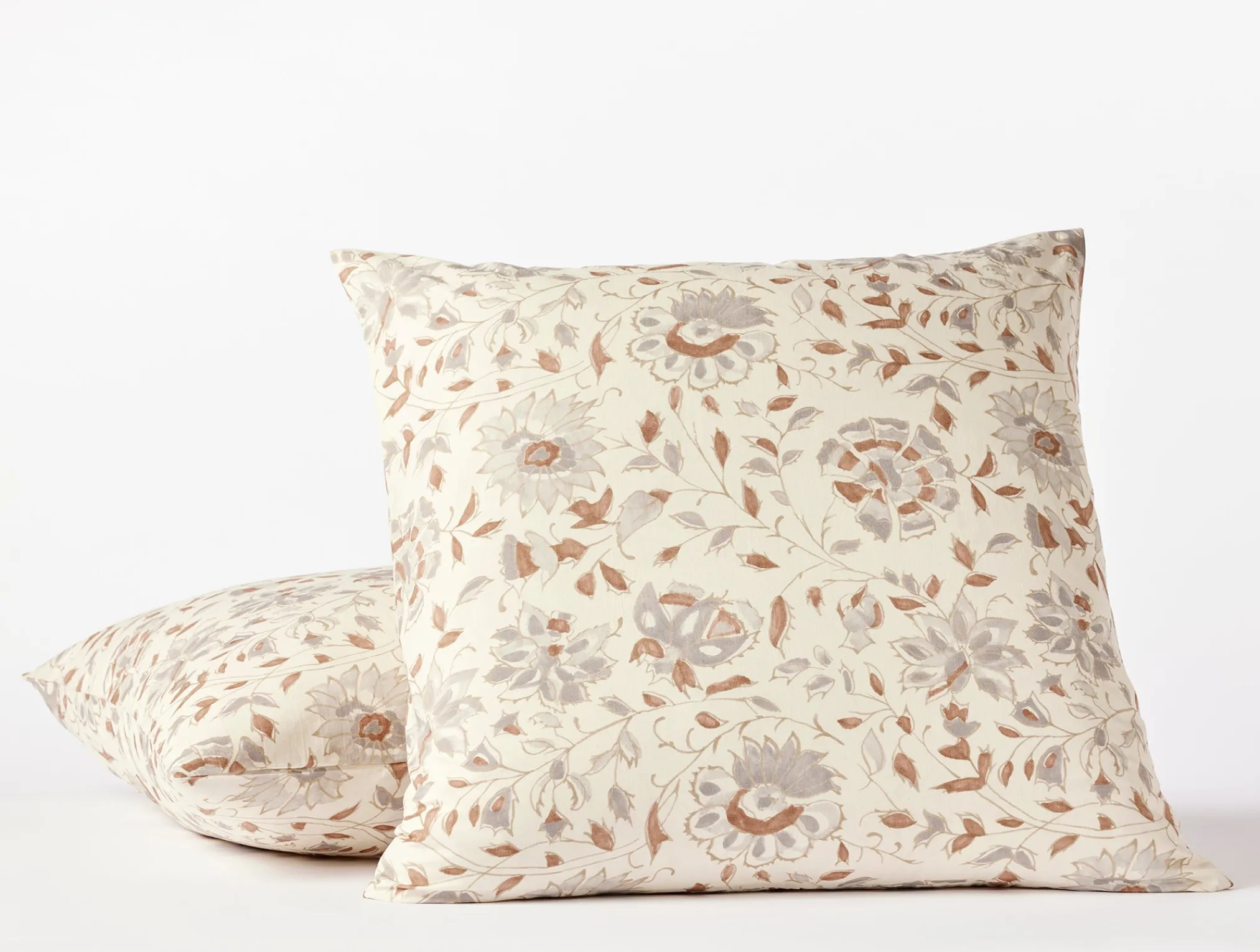 Coyuchi + Rejuvenation Flora Organic Print Sham< Pillow Shams