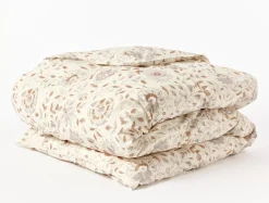 Coyuchi + Rejuvenation Flora Organic Print Duvet Cover< Duvet Covers + Sets