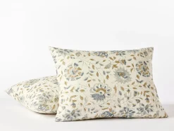 Coyuchi + Rejuvenation Flora Organic Print Sham< Pillow Shams