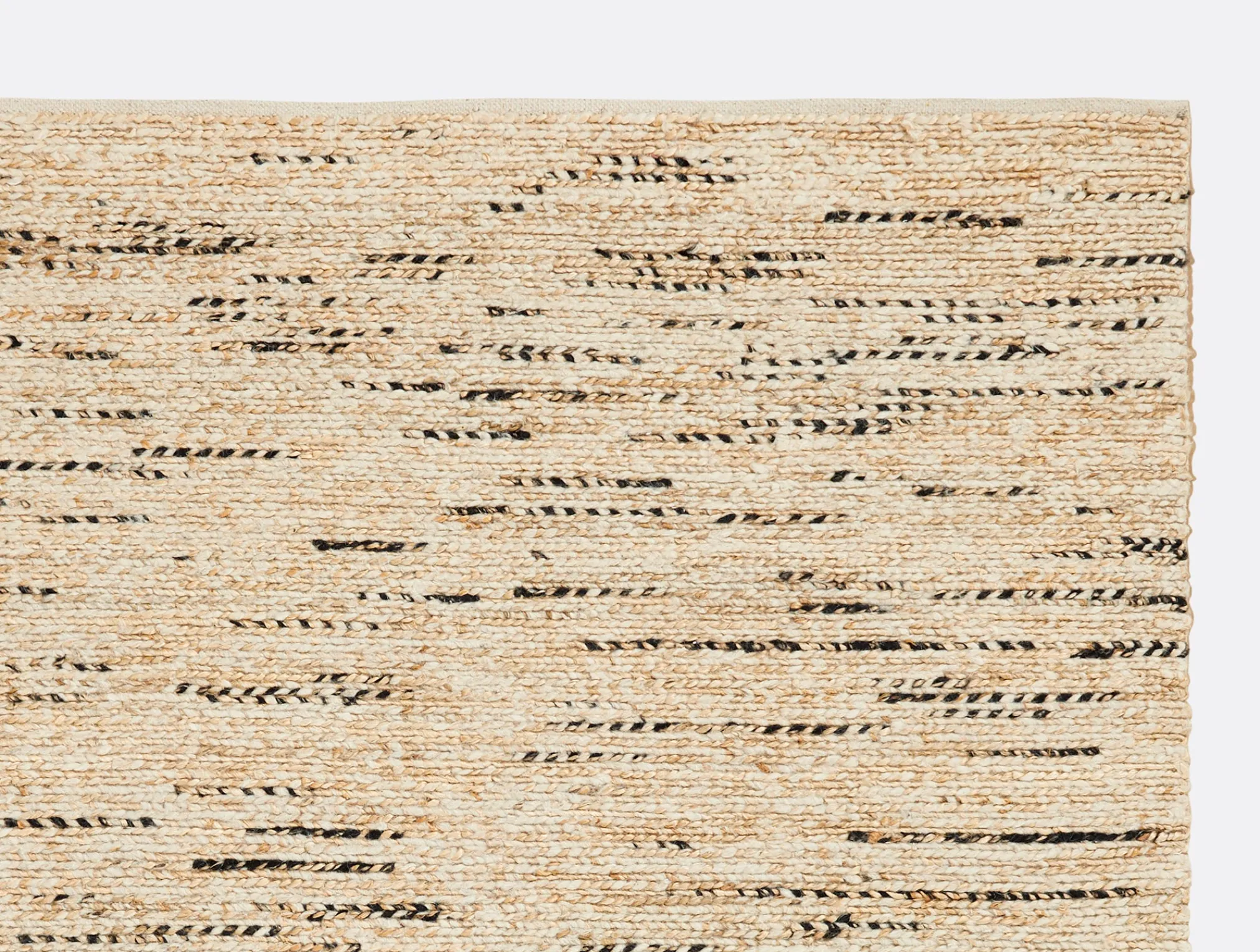 Coyuchi + Rejuvenation Kaden Braided Flatweave Wool Jute Runner< Rugs