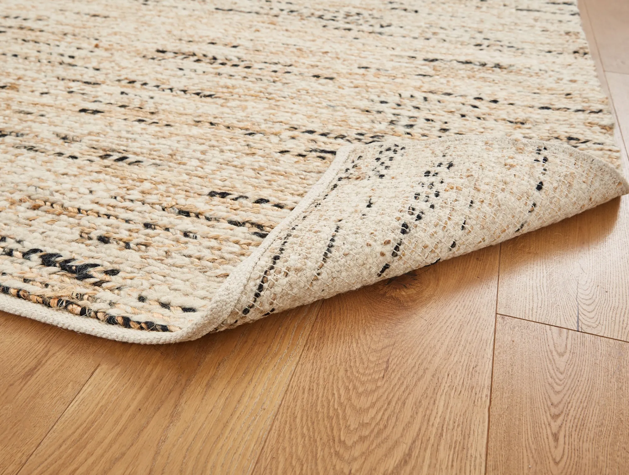 Coyuchi + Rejuvenation Kaden Braided Flatweave Wool Jute Runner< Rugs