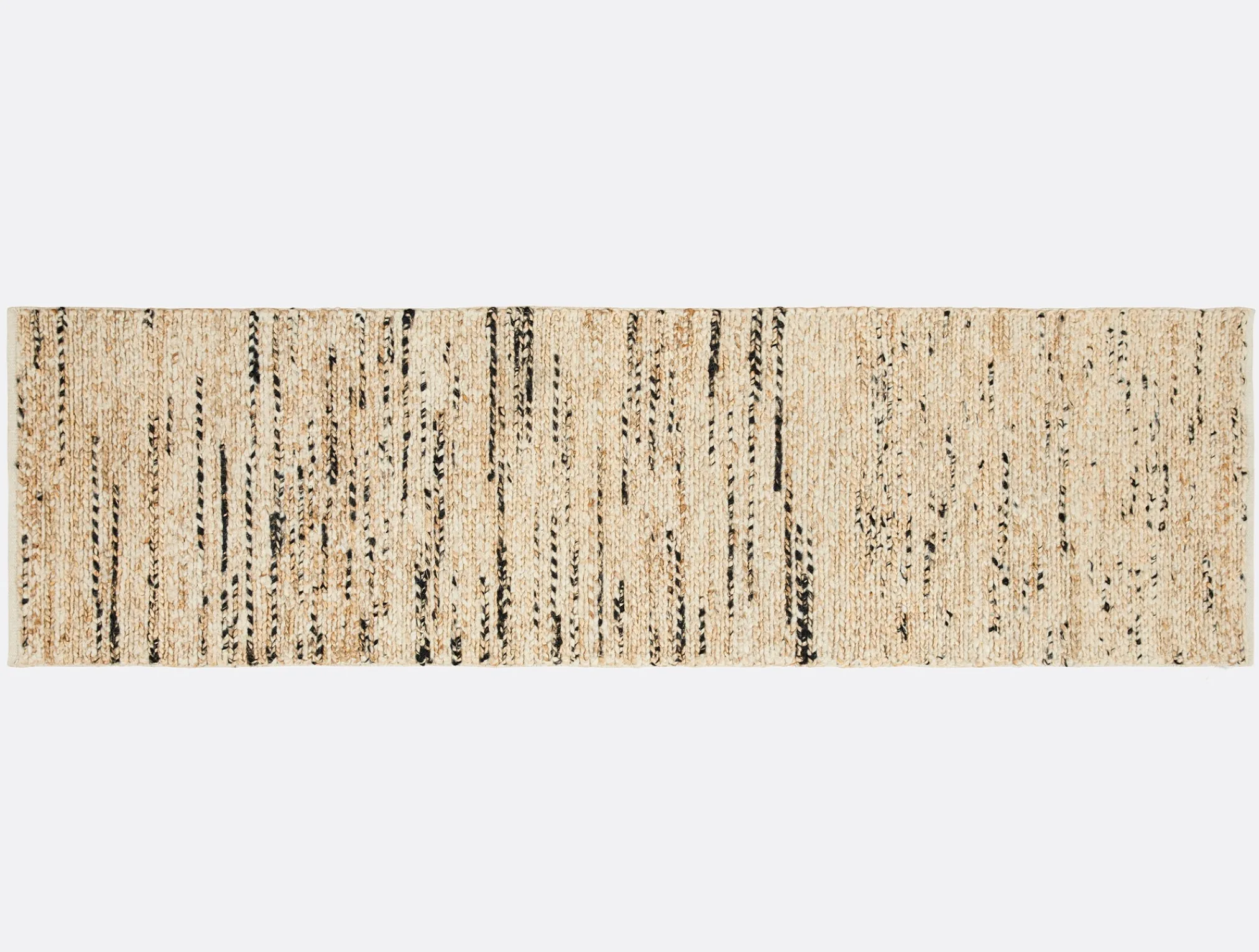 Coyuchi + Rejuvenation Kaden Braided Flatweave Wool Jute Runner< Rugs