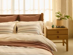 Coyuchi Crestridge Organic Duvet Cover< Duvet Covers + Sets
