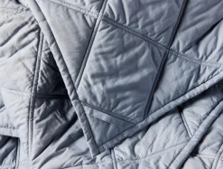 Coyuchi Diamond-Stitched Organic Cotton Comforter< Quilts + Comforters