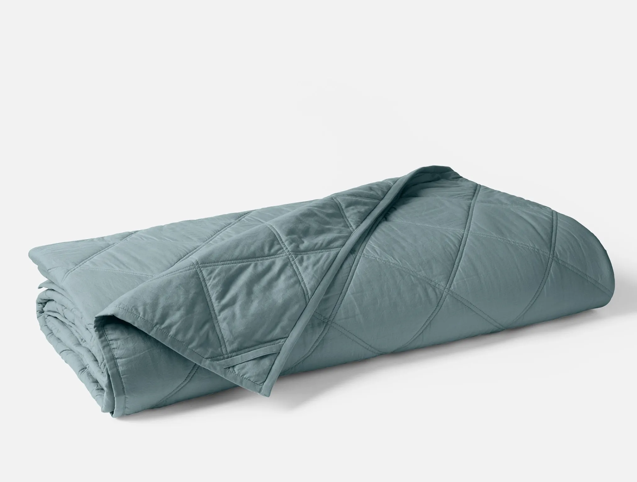 Coyuchi Diamond-Stitched Organic Cotton Comforter< Quilts + Comforters|Quilts + Comforters