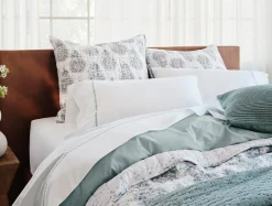 Coyuchi Flores Handstitched Organic Sham< Pillow Shams