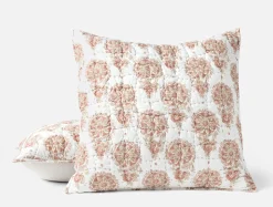 Coyuchi Flores Handstitched Organic Sham< Pillow Shams